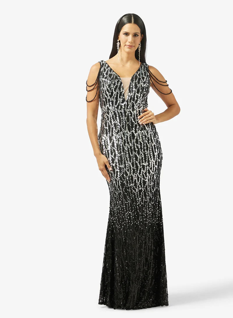Ella Limited Edition  Bodycon Shimmer Dress for Women | Best Price UAE